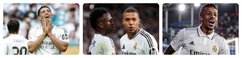 Jogadores do Real Madrid