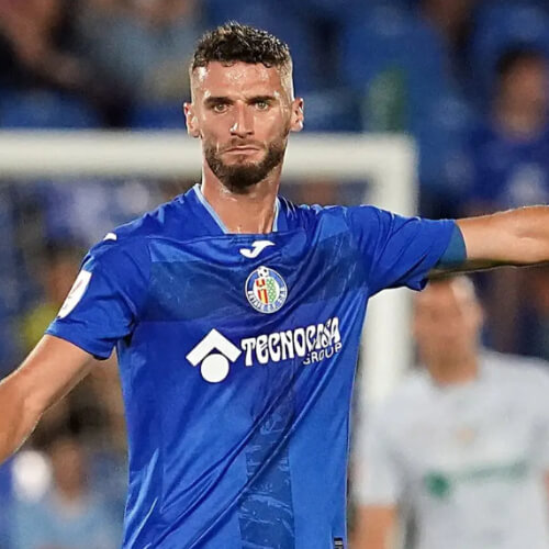 Domingos Durate com a camisola do Getafe