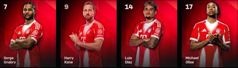 Jogadores do FC Bayern